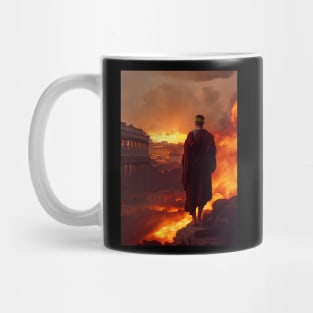 Emperor Nero watch Rome burn Mug